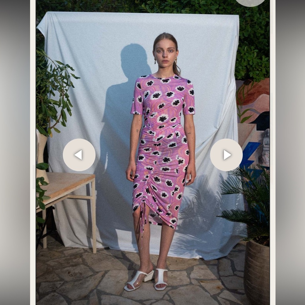 Untitled in motion pink nexus dress in opia rose size m